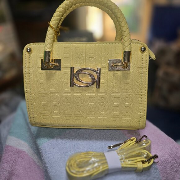 Bebe NWT Women's Alexandra Small Satchel Bag - Picture 1 of 10